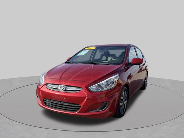 Pulse Red 2017 Hyundai Accent Sedan Front-Wheel Drive 6-Speed Automatic