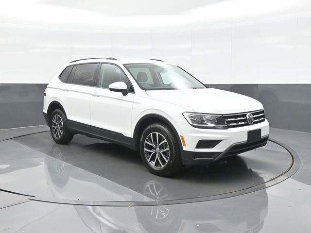 Pure White 2021 Volkswagen Tiguan SUV / Crossover Front-Wheel Drive 8-Speed Automatic