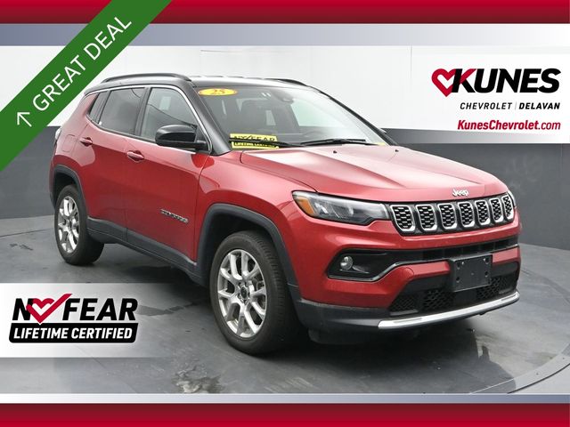 Red Hot Pearlcoat 2025 Jeep Compass SUV / Crossover Four-Wheel Drive 8-Speed Automatic