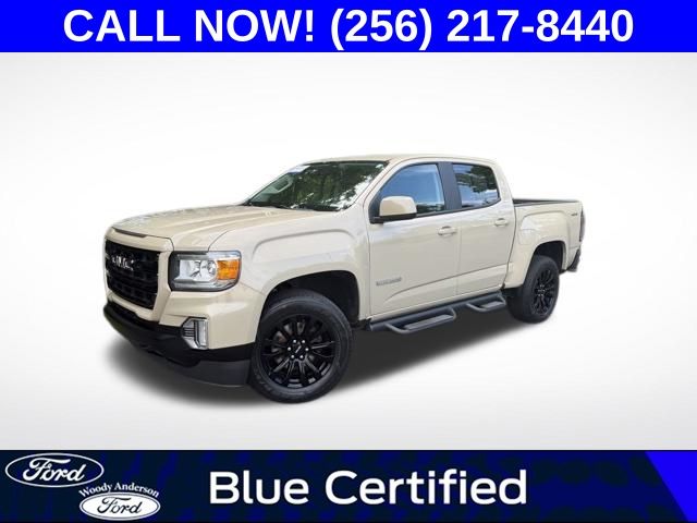 Desert Sand Metallic 2022 GMC Canyon Pickup Truck Four-Wheel Drive 8-Speed Automatic