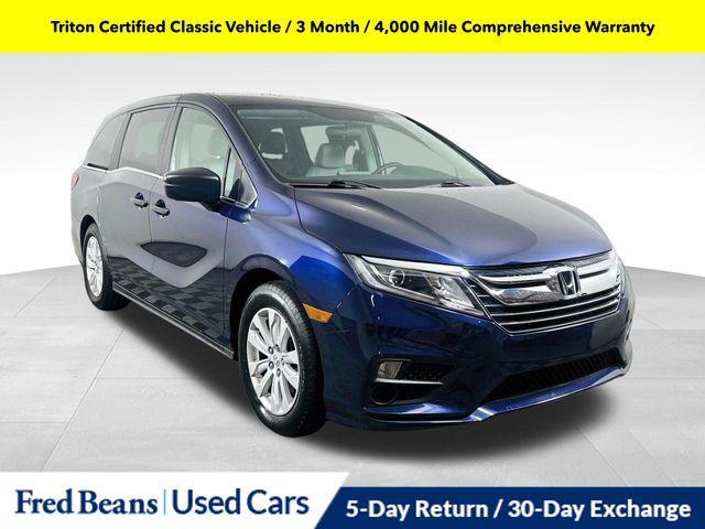 Black (Obsidian Blue Pearl) 2019 Honda Odyssey Minivan Front-Wheel Drive 9-Speed Automatic