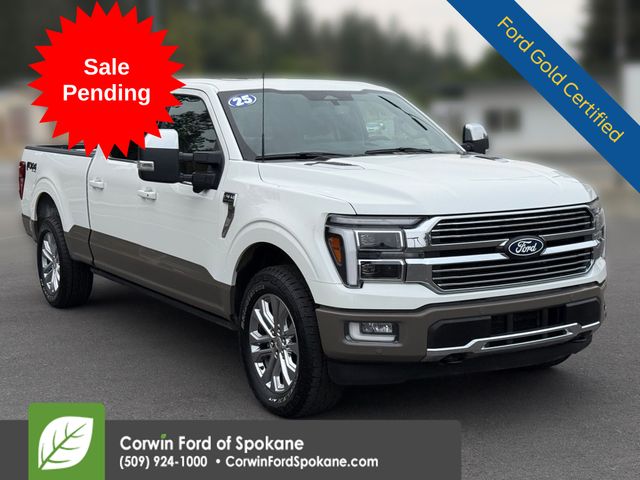 Space White Metallic 2025 Ford F-150 Pickup Truck Four-Wheel Drive Automatic