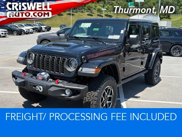 Black Clearcoat 2026 Jeep Wrangler SUV / Crossover Four-Wheel Drive 6-Speed Manual