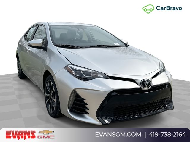 Classic Silver Metallic 2017 Toyota Corolla SE Sedan Front-Wheel Drive Continuously Variable Transmission