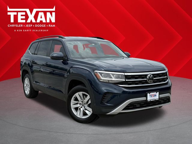 2021 Volkswagen Atlas 2.0T S Blue at Wharton Ford