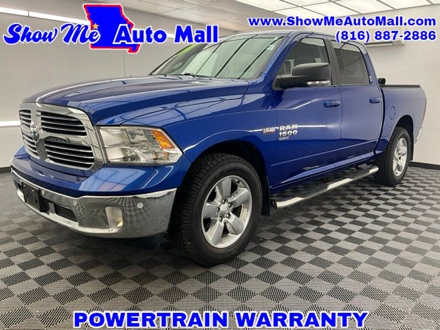 Blue Streak Pearlcoat 2019 RAM 1500 Classic Big Horn Crew Cab 4WD Pickup Truck Four-Wheel Drive 8-Speed Automatic