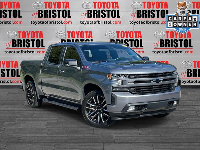 Gray (Steel Metallic) 2021 Chevrolet Silverado 1500 Pickup Truck Four-Wheel Drive Automatic