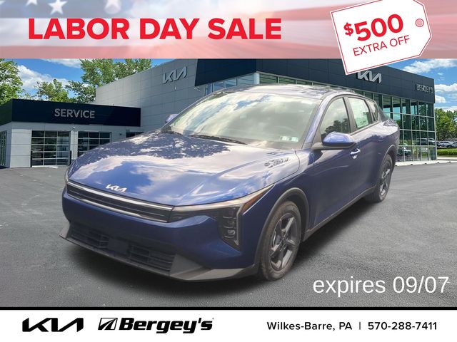 Deep Sea Blue 2026 Kia K4 Sedan Front-Wheel Drive Continuously Variable Transmission
