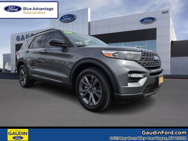 Carbonized Gray Metallic 2023 Ford Explorer XLT RWD SUV / Crossover Rear-Wheel Drive Automatic