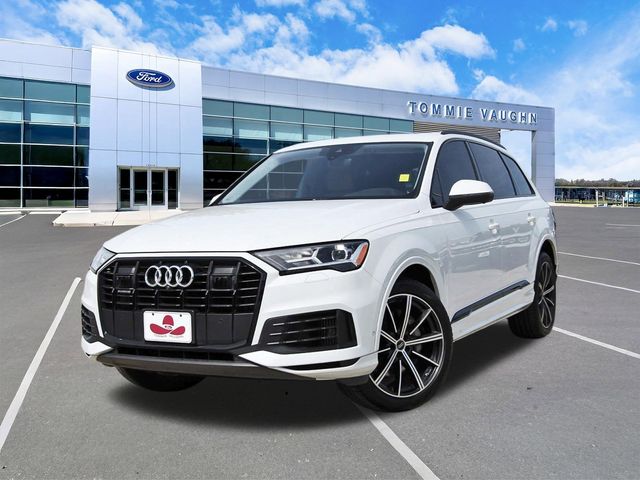 Glacier White 2022 Audi Q7 SUV / Crossover All-Wheel Drive 8-Speed Automatic