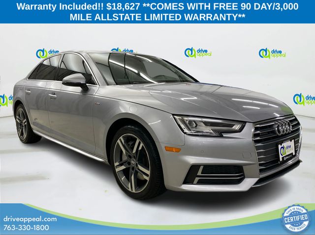 Florett Silver Metallic 2018 Audi A4 Sedan All-Wheel Drive 7-Speed Automatic
