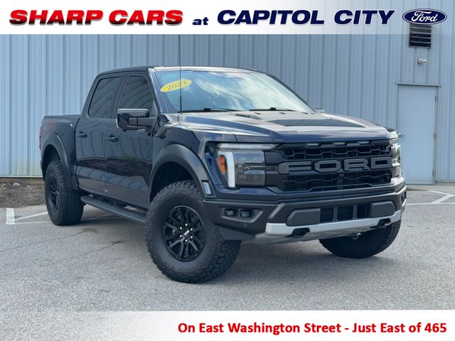 Blue Metallic 2024 Ford F-150 Pickup Truck Four-Wheel Drive Automatic