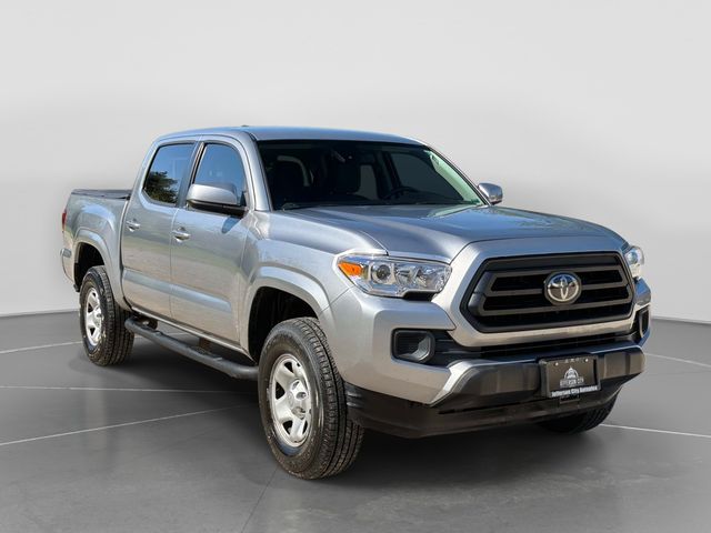 Silver Sky Metallic 2020 Toyota Tacoma SR I4 Double Cab RWD Pickup Truck 4X2 6-Speed Automatic