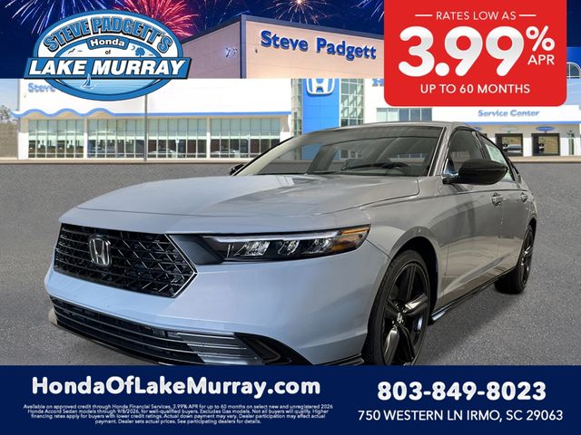 Urban Gray Pearl 2026 Honda Accord Hybrid Sedan Front-Wheel Drive Continuously Variable Transmission