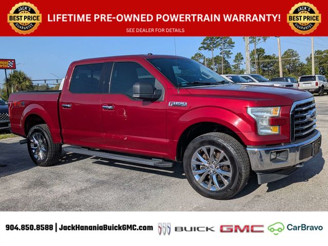 Ruby Red Metallic 2017 Ford F-150 Pickup Truck Four-Wheel Drive 6-Speed Automatic