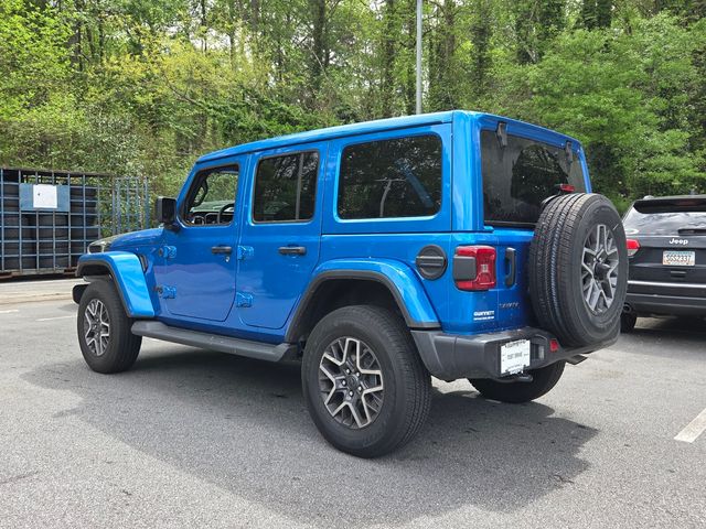 Used 2025 Blue Jeep Sahara image 6