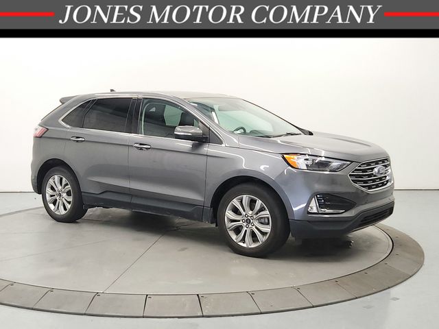 Gray Metallic 2023 Ford Edge Titanium AWD SUV / Crossover All-Wheel Drive 8-Speed Automatic