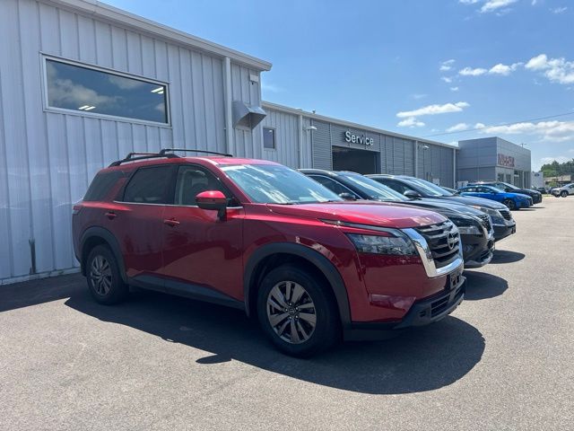 Red (Scarlet Ember Tintcoat) 2025 Nissan Pathfinder SUV / Crossover All-Wheel Drive 9-Speed Automatic