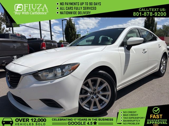 Snowflake White Pearl Mica 2015 Mazda MAZDA6 Sedan Front-Wheel Drive 6-Speed Automatic