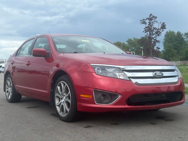 Red Candy Metallic Tinted 2011 Ford Fusion Sedan Front-Wheel Drive 6-Speed Automatic