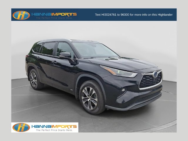 Midnight Black Metallic 2024 Toyota Highlander Hybrid SUV / Crossover All-Wheel Drive Continuously Variable Transmission