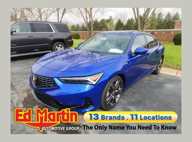 Blue 2023 Acura Integra FWD with Technology and A-SPEC Package Sedan Front-Wheel Drive Continuously Variable Transmission