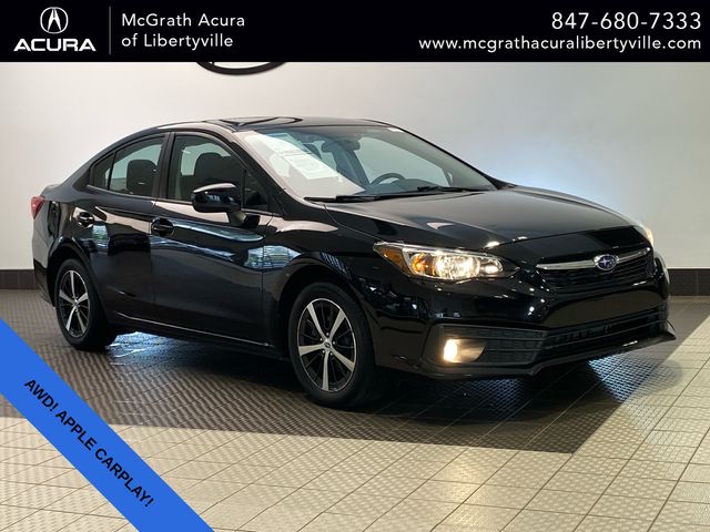 Crystal Black Silica 2023 Subaru Impreza Sedan All-Wheel Drive Continuously Variable Transmission