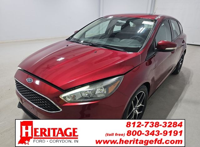 Ruby Red Metallic Tinted Clearcoat 2017 Ford Focus Hatchback Front-Wheel Drive 6-Speed Automatic