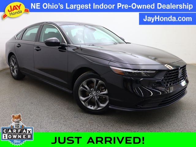 Crystal Black Pearl 2023 Honda Accord Sedan Front-Wheel Drive Continuously Variable Transmission