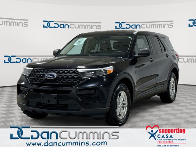 Black Metallic 2023 Ford Explorer SUV / Crossover All-Wheel Drive Automatic