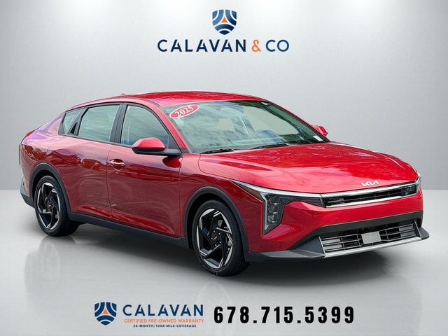 Currant Red 2025 Kia K4 EX FWD Sedan Front-Wheel Drive Continuously Variable Transmission