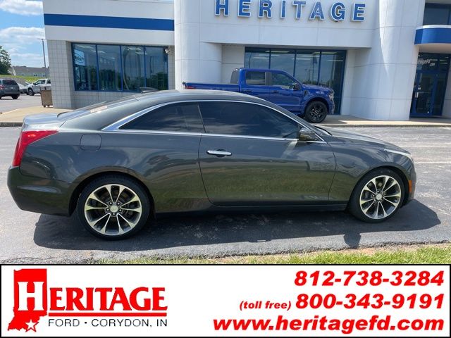 Phantom Gray Metallic 2018 Cadillac ATS Coupe 2.0T Luxury AWD Coupe All-Wheel Drive 8-Speed Automatic