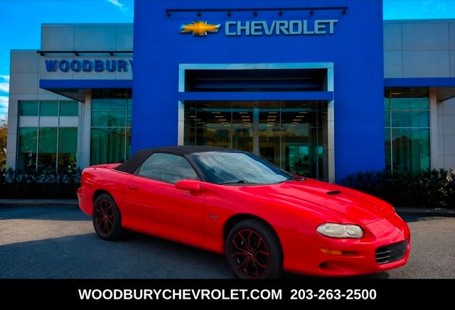 Bright Red 1998 Chevrolet Camaro Convertible Rear-Wheel Drive 4-Speed Automatic