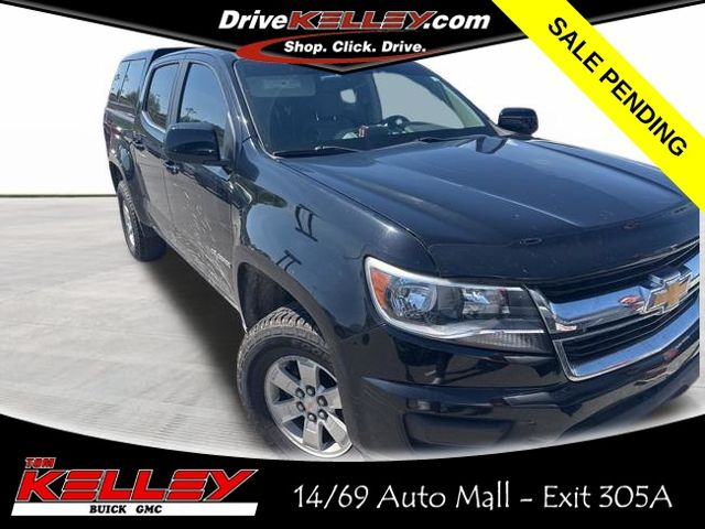 Black 2019 Chevrolet Colorado Work Truck Crew Cab 4WD Pickup Truck Four-Wheel Drive 8-Speed Automatic