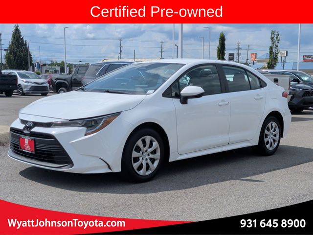 Ice 2024 Toyota Corolla Sedan Front-Wheel Drive Continuously Variable Transmission
