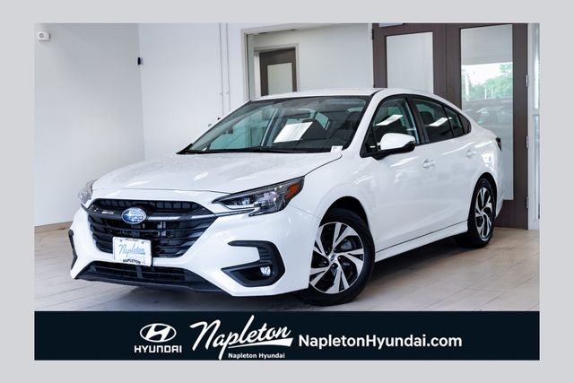 Crystal White Pearl 2025 Subaru Legacy Sedan All-Wheel Drive Continuously Variable Transmission