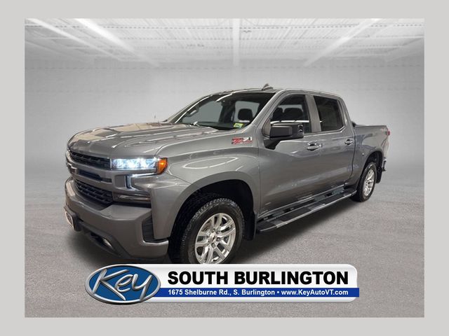 Gray (Satin Steel Metallic) 2019 Chevrolet Silverado 1500 RST Crew Cab 4WD Pickup Truck Four-Wheel Drive 8-Speed Automatic