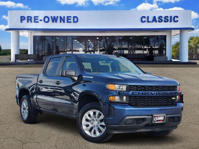2021 Chevrolet Silverado 1500 Custom Blue at Gullo Toyota