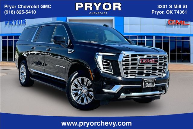 Onyx Black 2025 GMC Yukon XL Denali 4WD SUV / Crossover Four-Wheel Drive