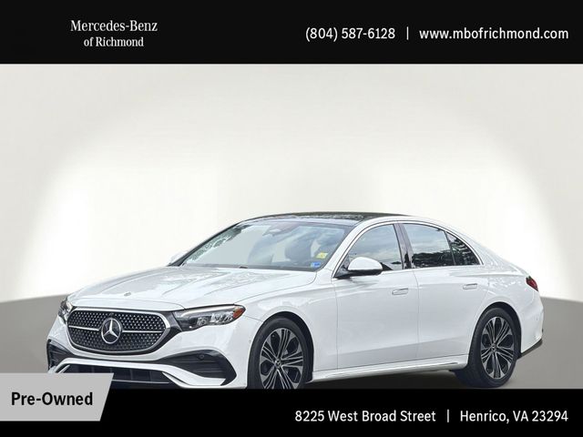 Polar White 2024 Mercedes-Benz E-Class E 350 4MATIC Sedan All-Wheel Drive 9-Speed Automatic