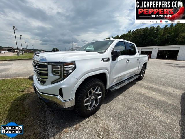 White Frost Tricoat 2025 GMC Sierra 1500 Pickup Truck Four-Wheel Drive Automatic