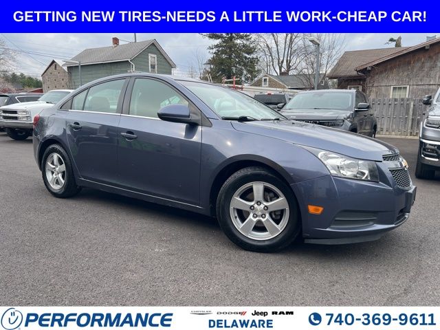 Atlantis Blue Metallic 2014 Chevrolet Cruze 1LT Sedan FWD Sedan Front-Wheel Drive 6-Speed Automatic Overdrive