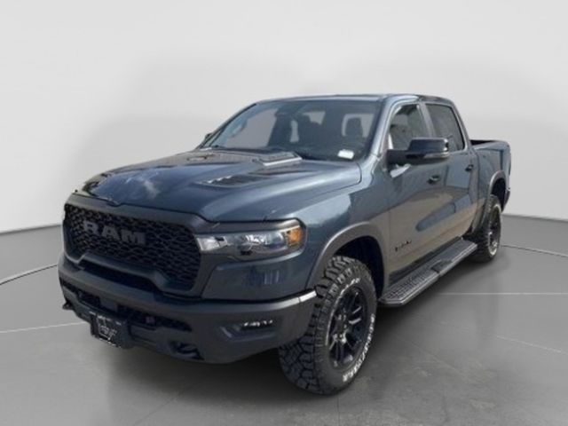 Forged Blue Metallic 2026 RAM 1500 Rebel Crew Cab 4WD Pickup Truck Four-Wheel Drive 8-Speed Automatic