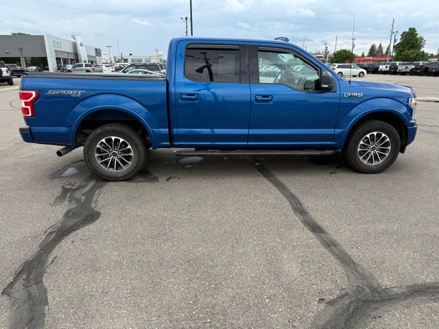 2018 Lightning Blue Ford F-150 XLT 4X4 Truck