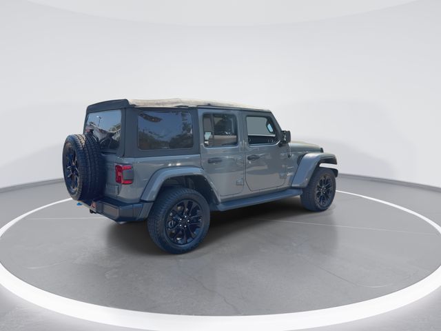 Used 2022 Gray Jeep Unlimited Sahara 4xe image 8