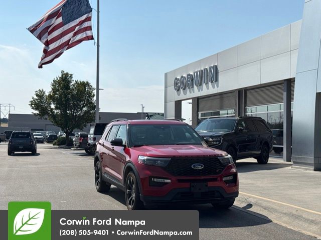 Red 2020 Ford Explorer SUV / Crossover All-Wheel Drive Automatic