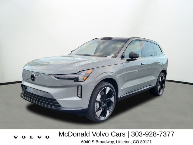Gray Metallic 2025 Volvo EX90 Twin Performance Plus 7-Passenger eAWD SUV / Crossover All-Wheel Drive 1-Speed Automatic