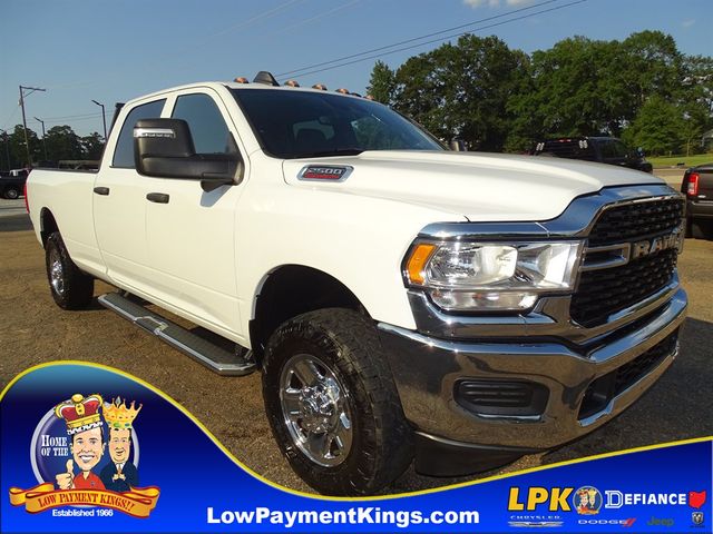 White 2023 RAM 2500 Tradesman Crew Cab LB 4WD Pickup Truck Four-Wheel Drive Automatic