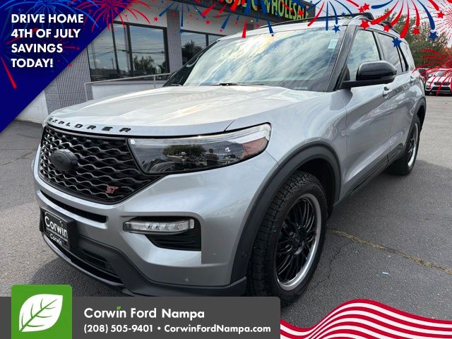 Iconic Silver Metallic 2020 Ford Explorer SUV / Crossover All-Wheel Drive Automatic