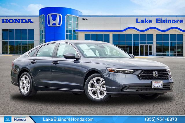 Meteorite Gray Metallic 2024 Honda Accord LX FWD Sedan Front-Wheel Drive Continuously Variable Transmission